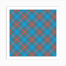 Plaid Pattern 30 Art Print