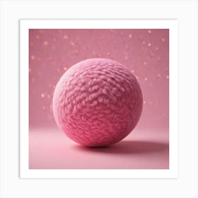 Pink Ball Stock Videos & Royalty-Free Footage Art Print