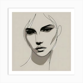 Portrait Of A Woman 8 Art Print