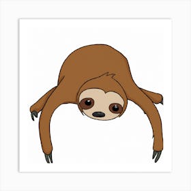 Sweet Sloth Art Print