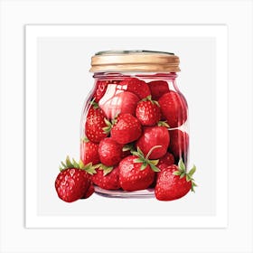 Strawberry Jar 6 Art Print