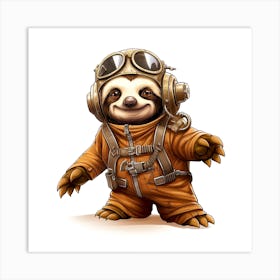 Star Wars Sloth 6 Art Print