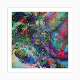 The bright euphoria of colors Art Print