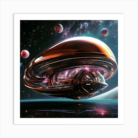 Alien Cruiser Art Print