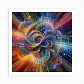 Abstract Fractal Art Art Print