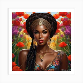 African Beauty 2 Art Print