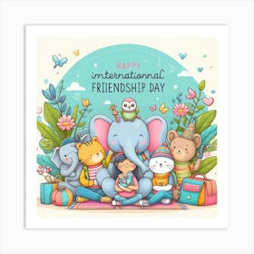 International Friendship Day 2 Art Print