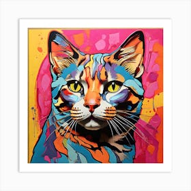 Tabby Cat Art Print