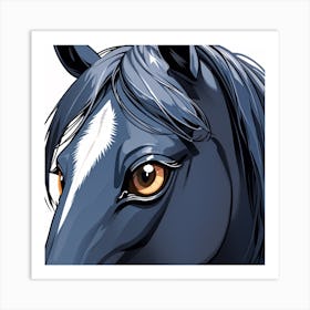 Horse Head Art Print