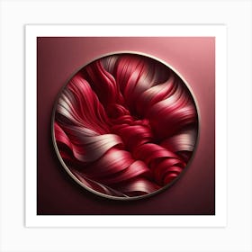 Abstract Painting / RED / DEEP / MOOD Art Print