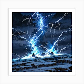 Lightning Storm 1 Art Print