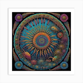 Psychedelic Protozoa Art Print