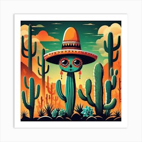 Mexican Skull 20 Art Print