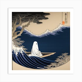 Ghost In A Boat 1 Art Print