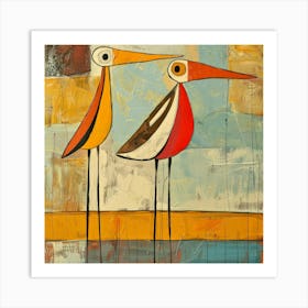 Birds In Flight 12 Art Print