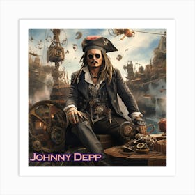 Johnny Depp 4 Art Print