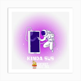 Kinda Sus Astronaut Art Print