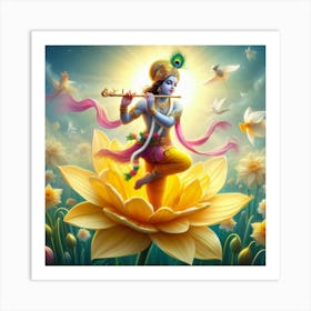 Krishna Art Print