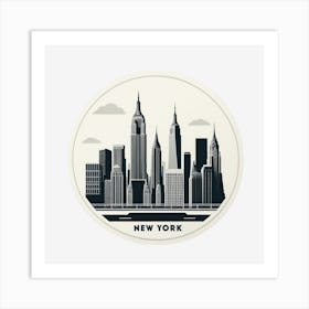 New York City Skyline 4 Art Print