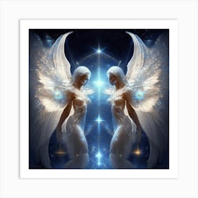 Angels 4 Art Print