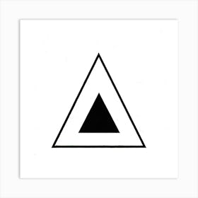 Triangle Symbol Art Print