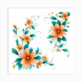 Flowers 16 Art Print