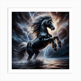 Lightning Horse 42 Art Print