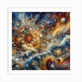 Psychedelic Painting 4 Art Print