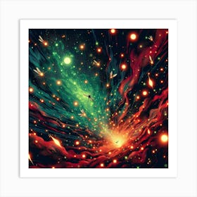 Radiant Sparks 12 1 Art Print