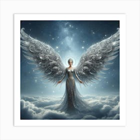 Angel With Wings 6 Art Print