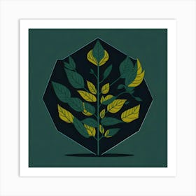 Leafy Tree Art Print