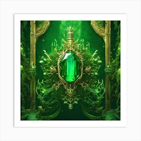 Emerald 1 Art Print