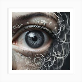 Eye Of A Woman Art Print