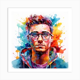 Portrait Of A Young Man Art Print