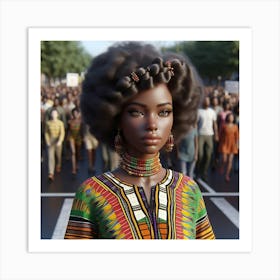 African Woman 3 Art Print