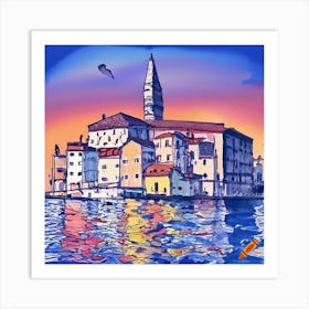 European world Art Print