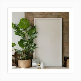 Blank Frame Mockup 1 Art Print