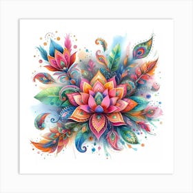 Lotus Flower 8 Art Print