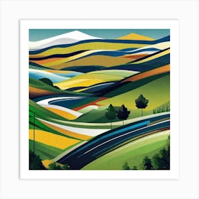 Scotland Landscape 1 Art Print