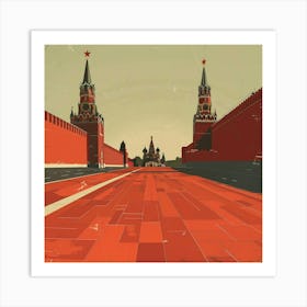 Red Square Moscow Kremlin 1 Art Print