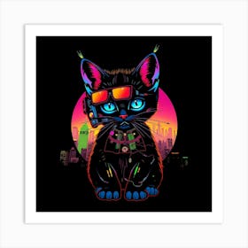 Kitty Cat Art Print