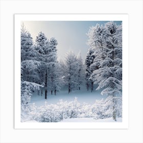 Winter Forest 1 Art Print