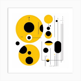 Abstract Circles Art Print