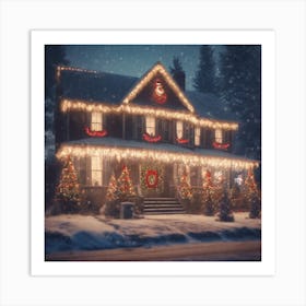 Santa'S House 2 Art Print