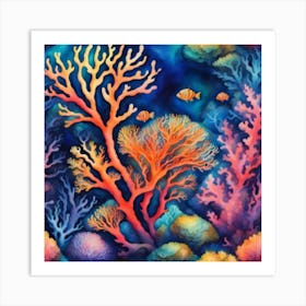 Coral Reef 3 Art Print