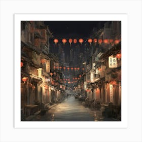 Chinese Alley 1 Art Print