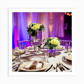 Formal Table 9 Art Print