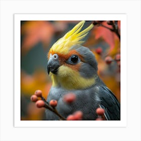 Cockatiel 4 Art Print