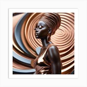 Beautiful African Woman 1 Art Print