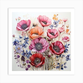 Poppies 3 Art Print